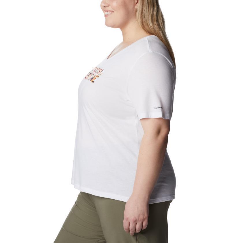 Bluebird Day Relaxed V-Neck, Extended - Womens - White / Be Outdoors 3