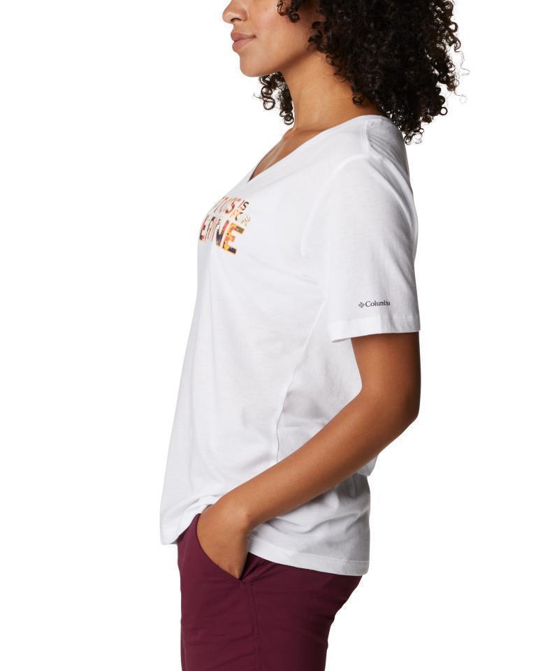 Bluebird Day Relaxed V-Neck - Womens - White / Be Outdoors 3