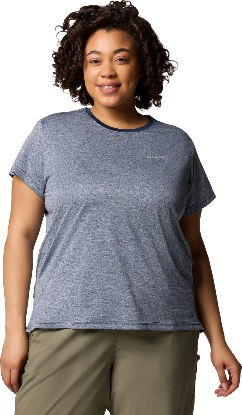 Bluevista Hill SS Crew, Extended - Womens - collegiate navy heather 1