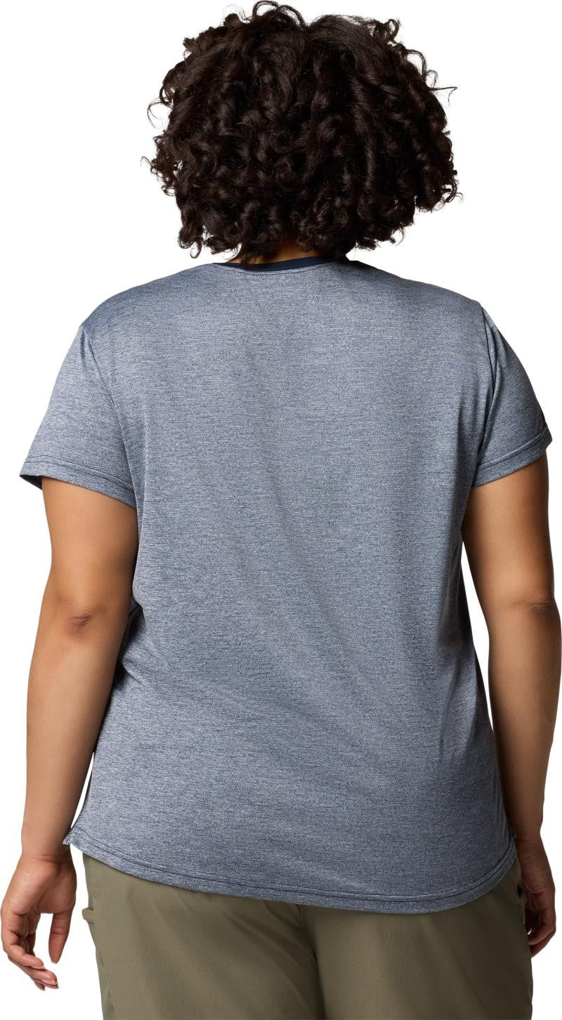 Bluevista Hill SS Crew, Extended - Womens - collegiate navy heather 1