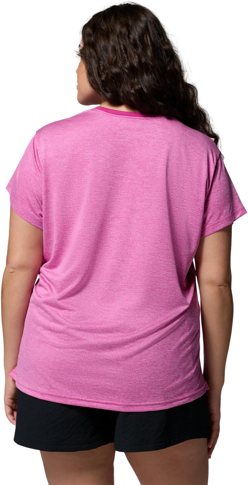 Bluevista Hill SS Crew, Extended - Womens - fuchsia heather 1