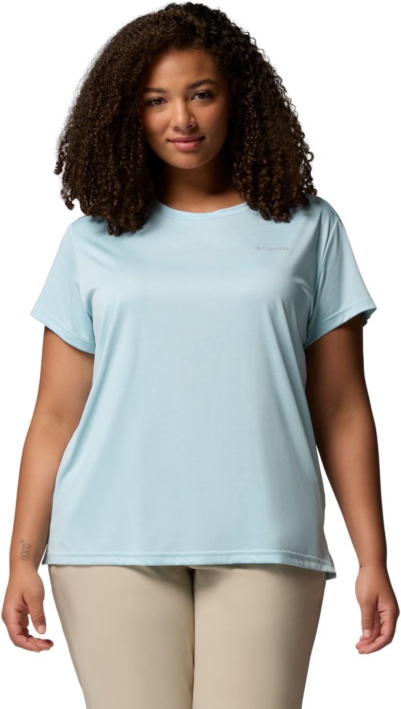 Bluevista Hill SS Crew, Extended - Womens - marine light heather 1