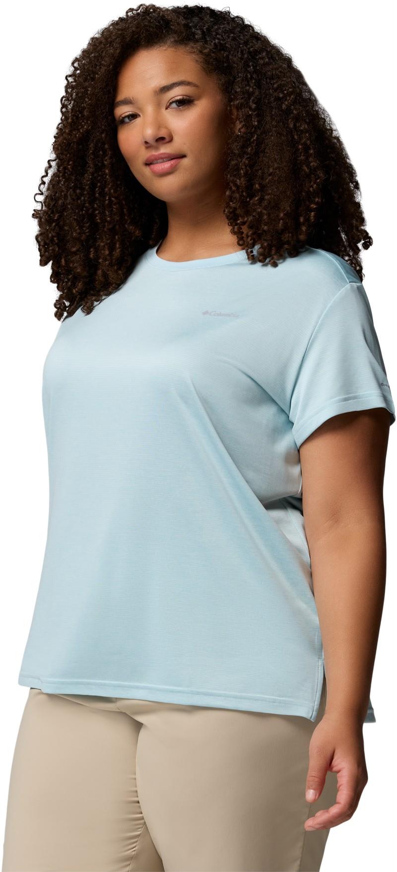 Bluevista Hill SS Crew, Extended - Womens - marine light heather 1