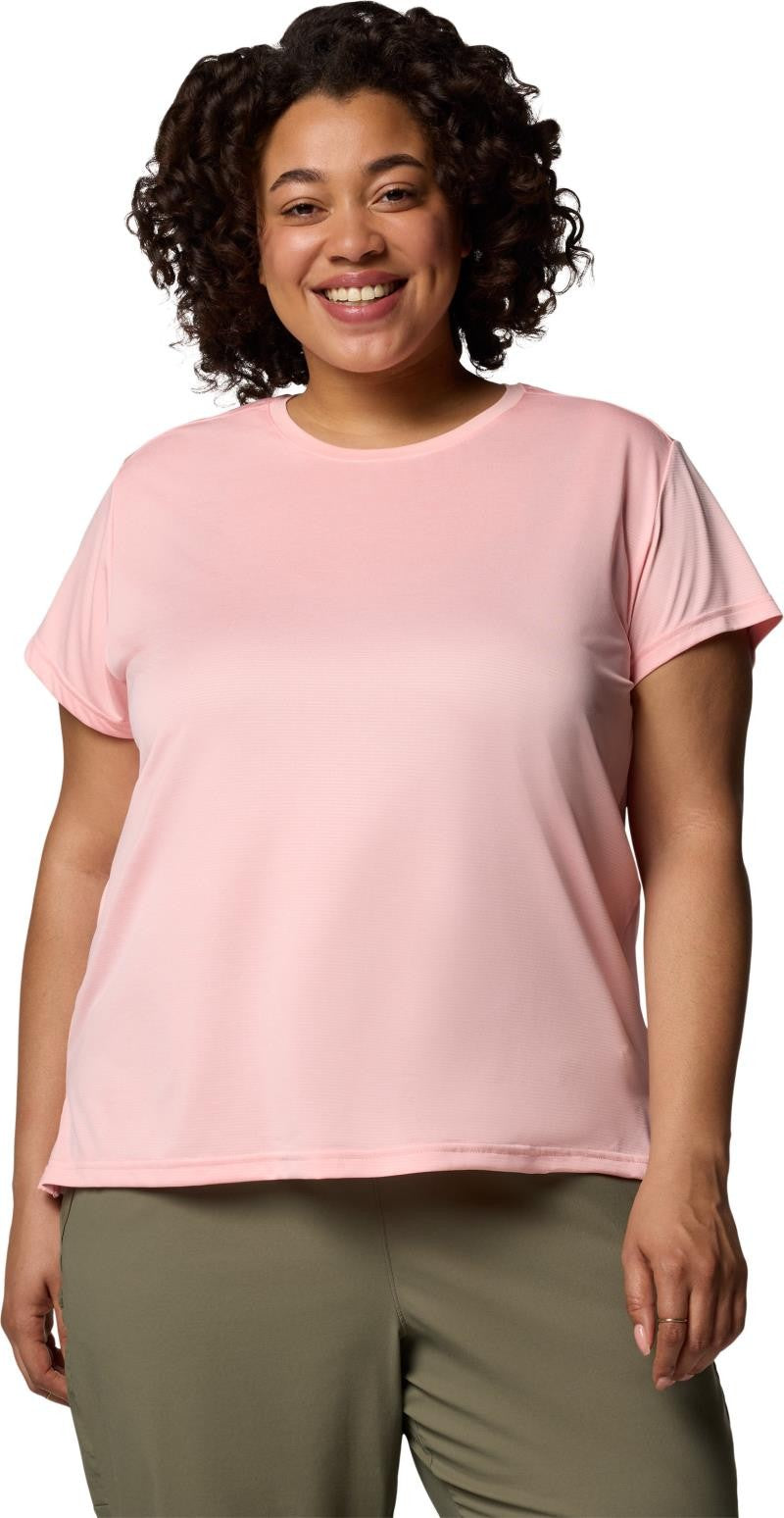 Bluevista Hill SS Crew, Extended - Womens - pink sand heather 1