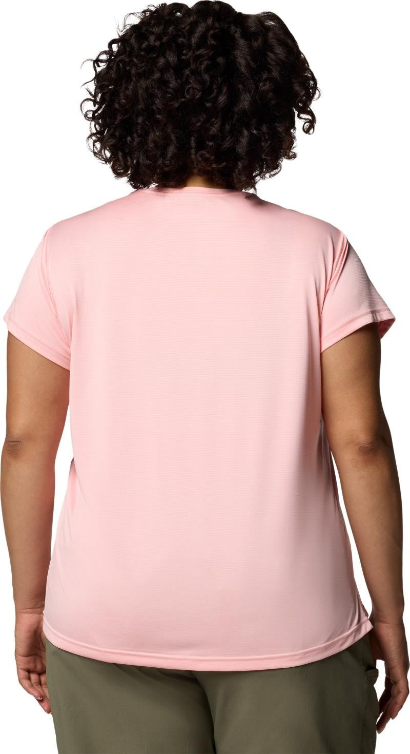 Bluevista Hill SS Crew, Extended - Womens - pink sand heather 1