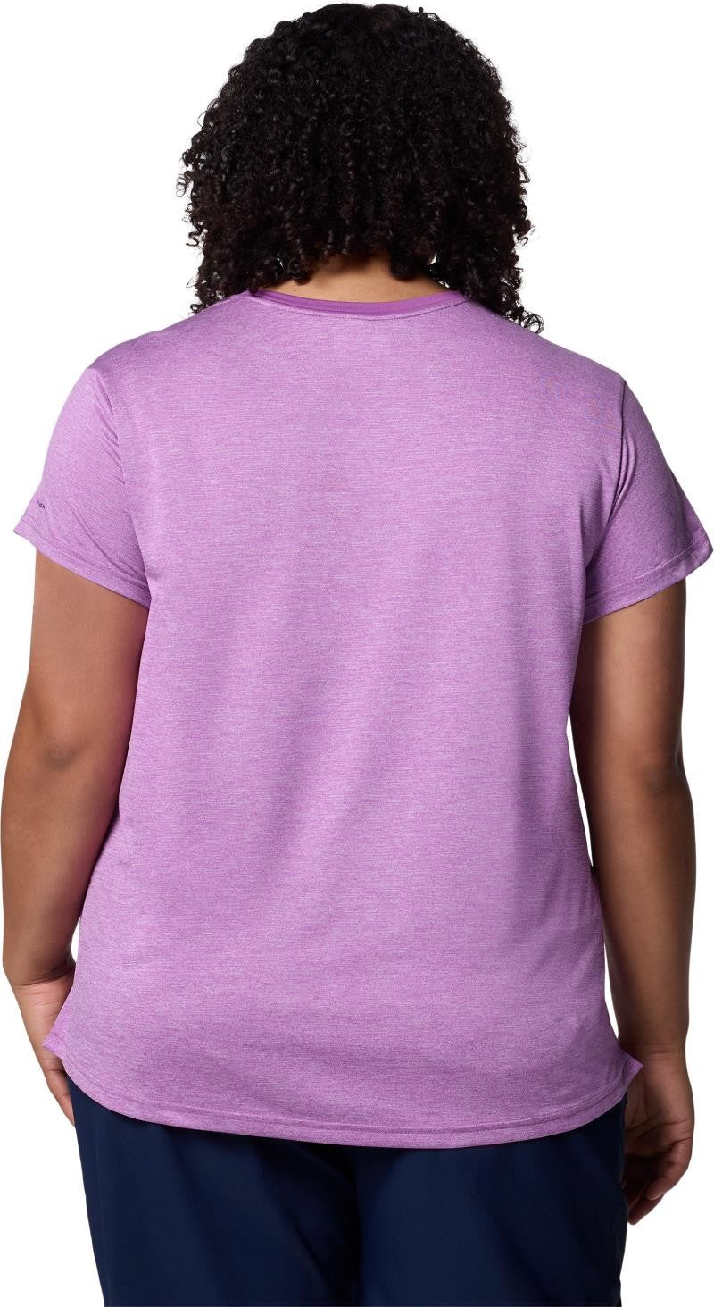 Bluevista Hill SS Crew, Extended - Womens - razzle heather 1
