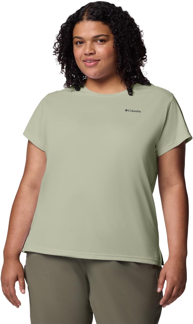 Bluevista Hill SS Crew, Extended - Womens - safari heather 1