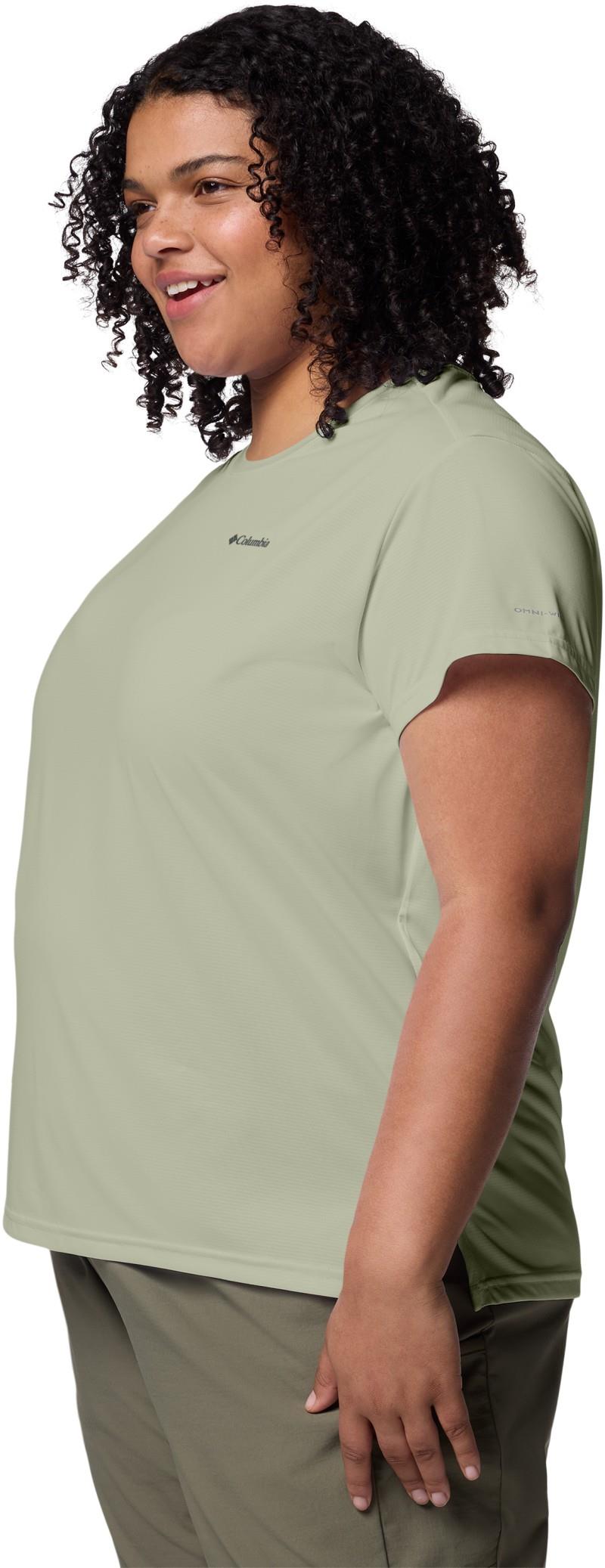 Bluevista Hill SS Crew, Extended - Womens - safari heather 1
