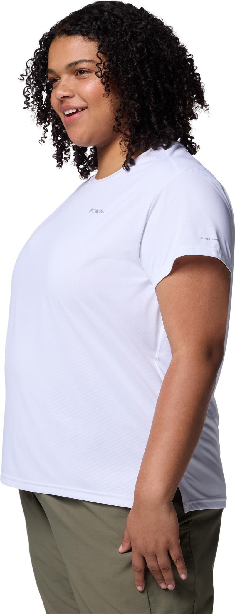Bluevista Hill SS Crew, Extended - Womens - white 1