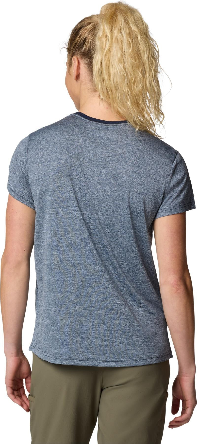 Bluevista Hill SS Crew - Womens - collegiate navy heather 1
