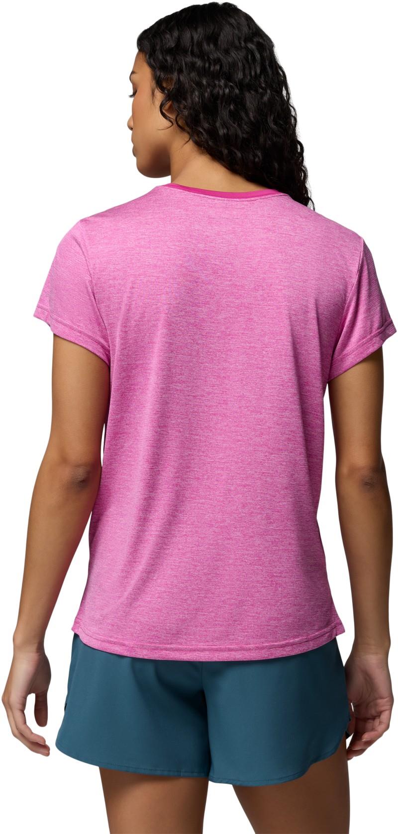 Bluevista Hill SS Crew - Womens - fuchsia heather 1