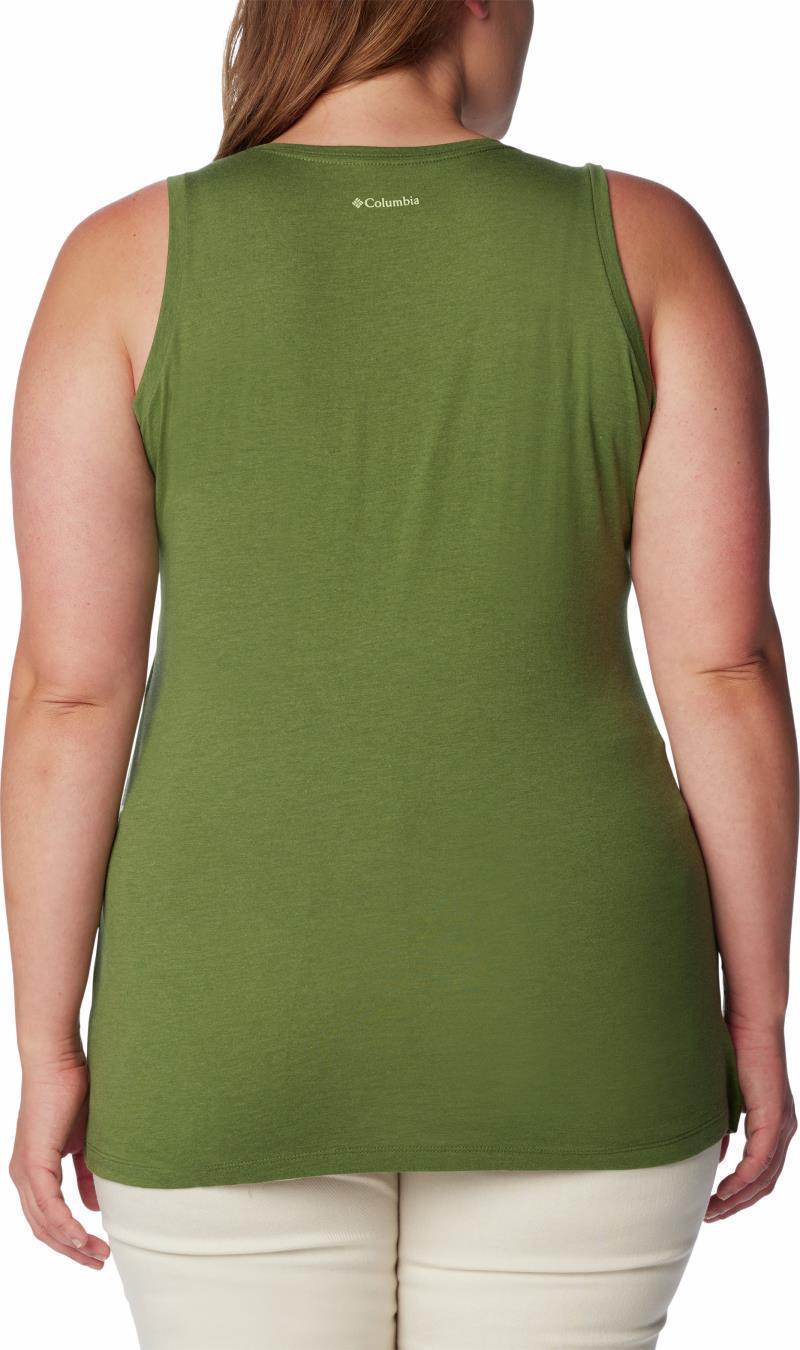 Bluff Mesa Tank, Extended - Womens - canteen heather / happier outdoors 1