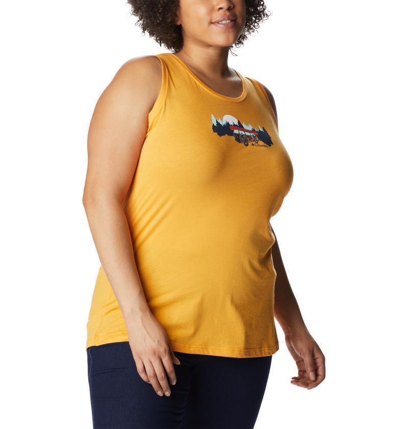 Bluff Mesa Tank, Extended - Womens - mango heather / van life 3 1