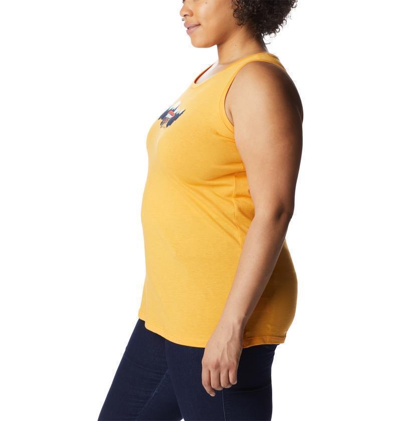 Bluff Mesa Tank, Extended - Womens - mango heather / van life 3 1
