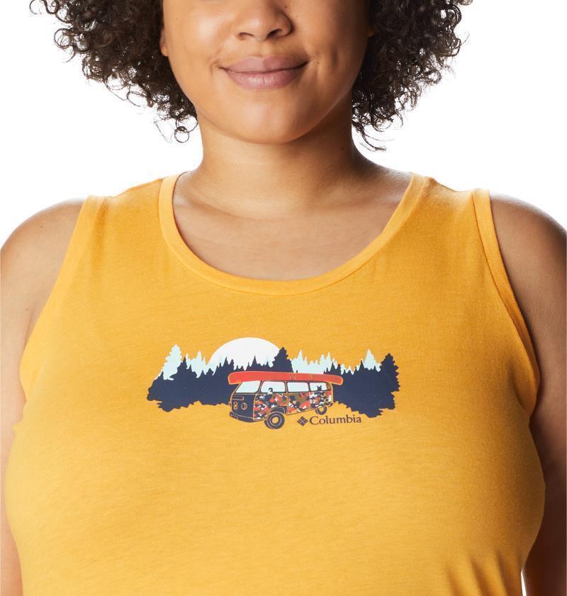 Bluff Mesa Tank, Extended - Womens - mango heather / van life 3 1