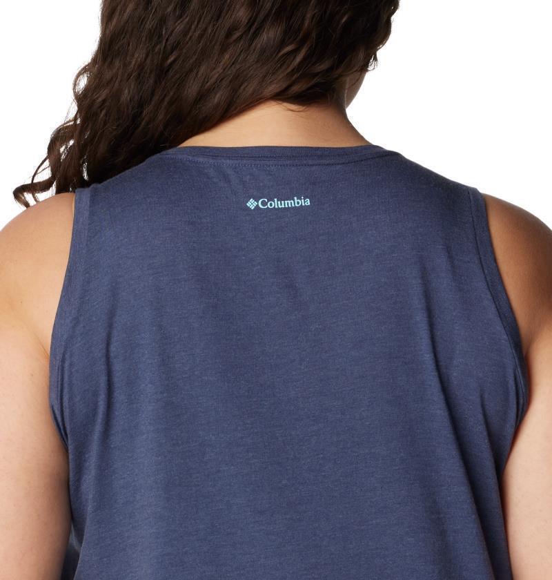 Bluff Mesa Tank, Extended - Womens - nocturnal heather / branded bouquet two 1