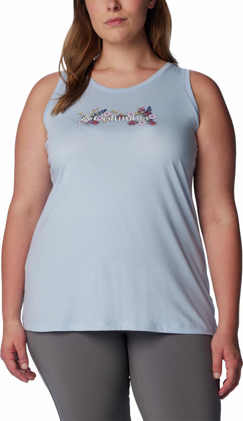 Bluff Mesa Tank, Extended - Womens - whisper heather / branded bouquet two 1