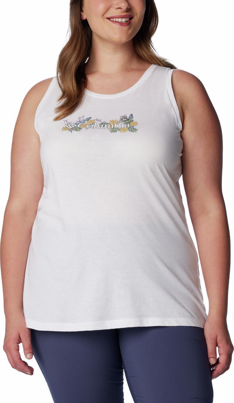 Bluff Mesa Tank, Extended - Womens - white / branded bouquet two 1