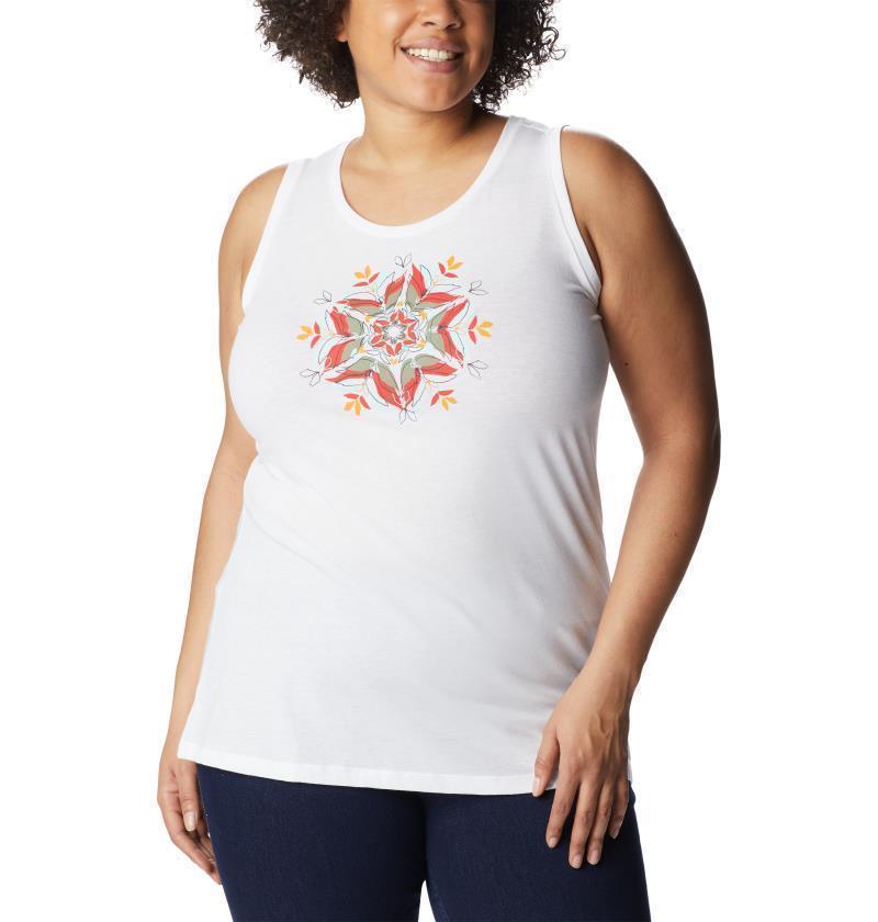 Bluff Mesa Tank, Extended - Womens - white / floral landscape 1