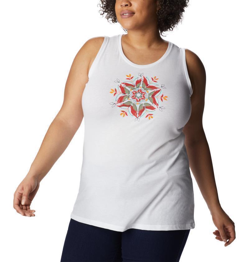 Bluff Mesa Tank, Extended - Womens - white / floral landscape 1