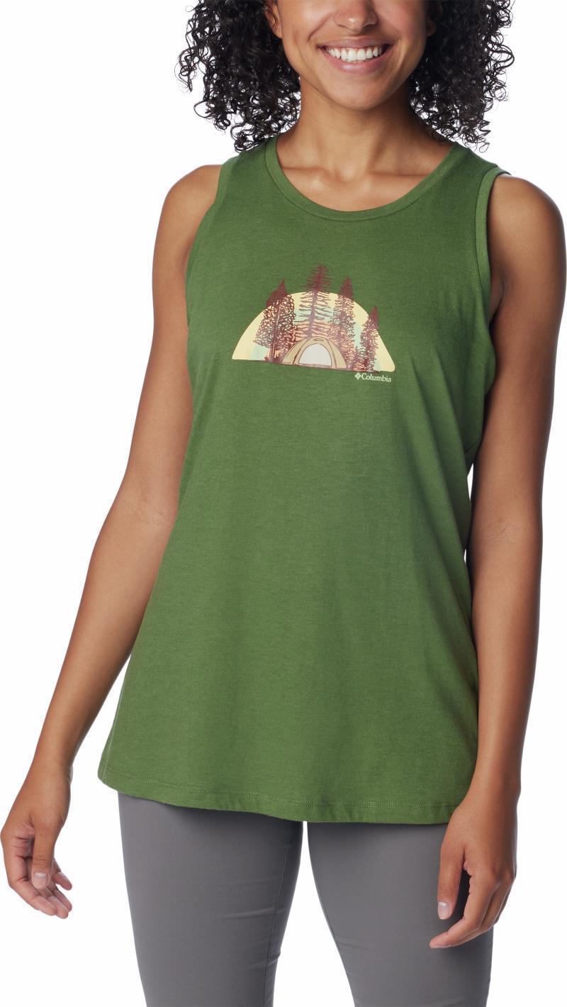 Bluff Mesa Tank - Womens - canteen heather / happier outdoors 1