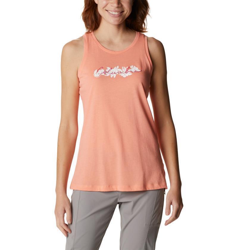 Bluff Mesa Tank - Womens - coral reef heather / branded lakeshore 1