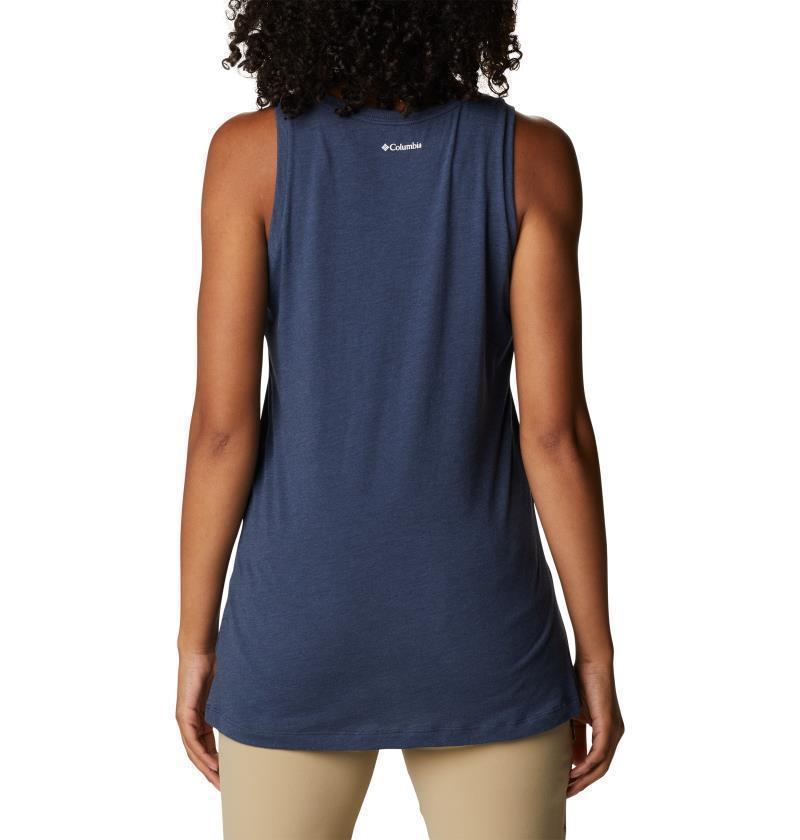 Bluff Mesa Tank - Womens - nocturnal heather / floral leafscape 1
