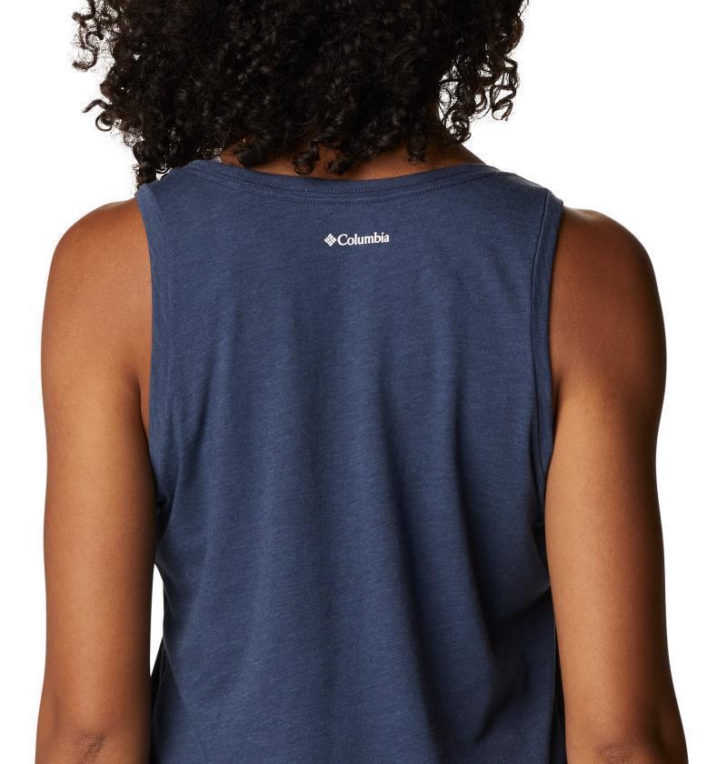 Bluff Mesa Tank - Womens - nocturnal heather / floral leafscape 1