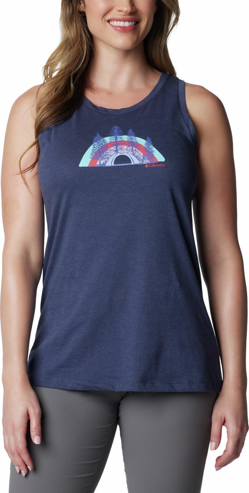 Bluff Mesa Tank - Womens - nocturnal heather / happier outdoors 1