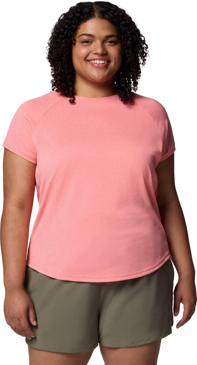 Bogata Bay SS Tee, Extended - Womens - alpenglow 1