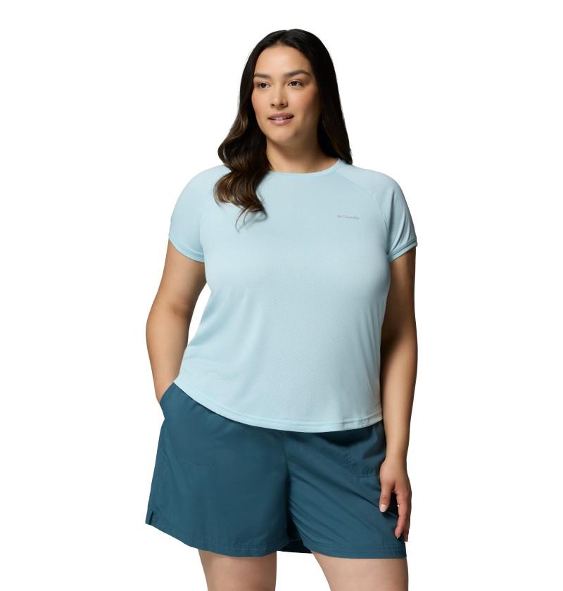 Bogata Bay SS Tee, Extended - Womens - marine light 1