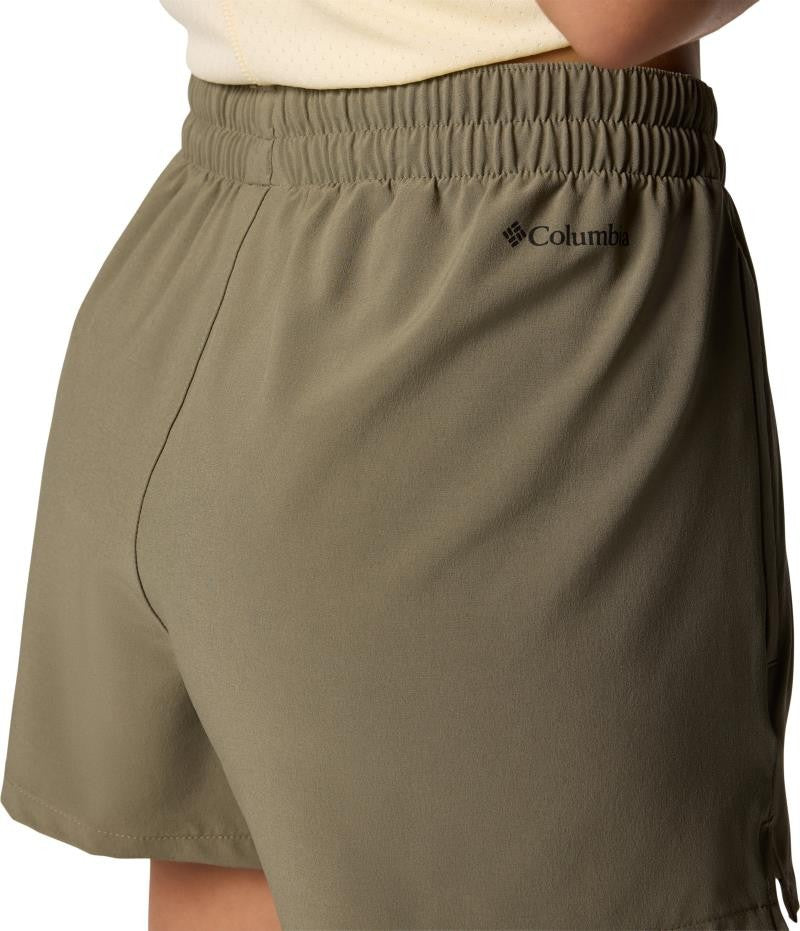 Bogata Bay Shorts II, 3" Inseam - Womens - stone green 1