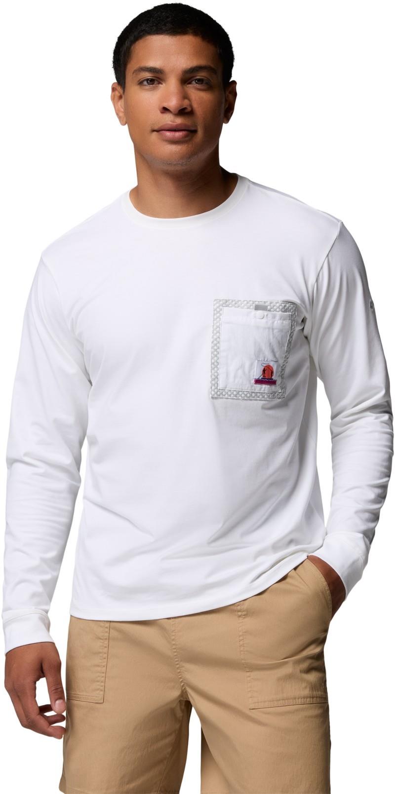 Bonefish Flats LS Tee - Mens - white 1