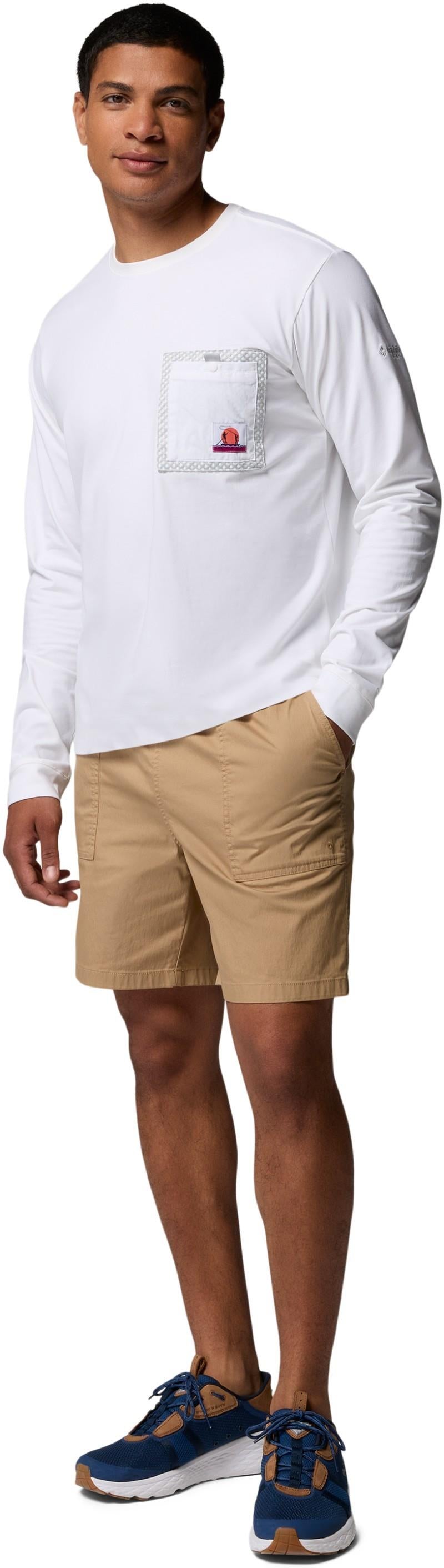 Bonefish Flats LS Tee - Mens - white 1