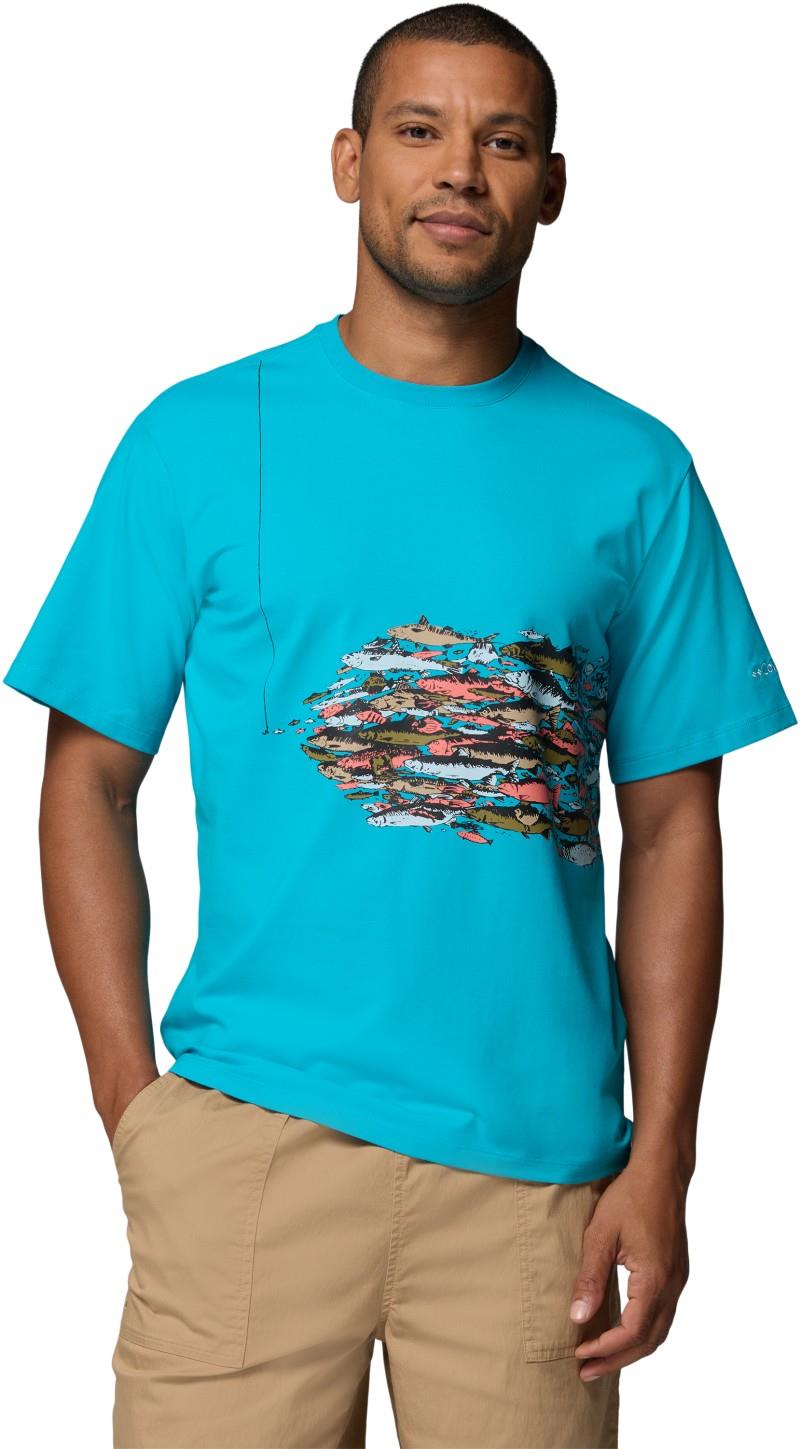 Bonefish Flats SS Tee - Mens - ocean teal 1