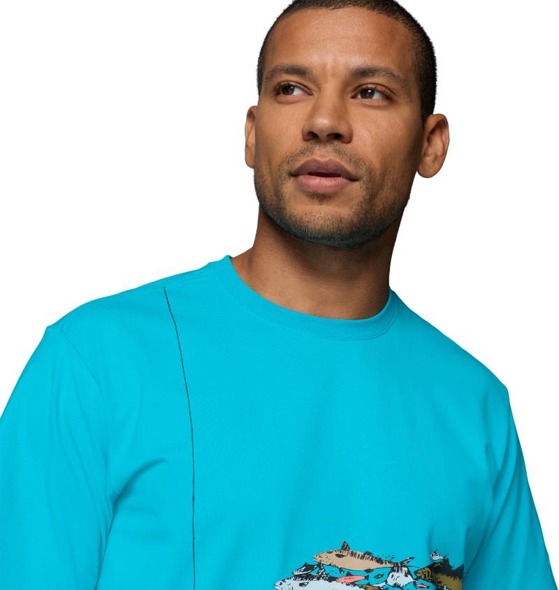 Bonefish Flats SS Tee - Mens - ocean teal 1