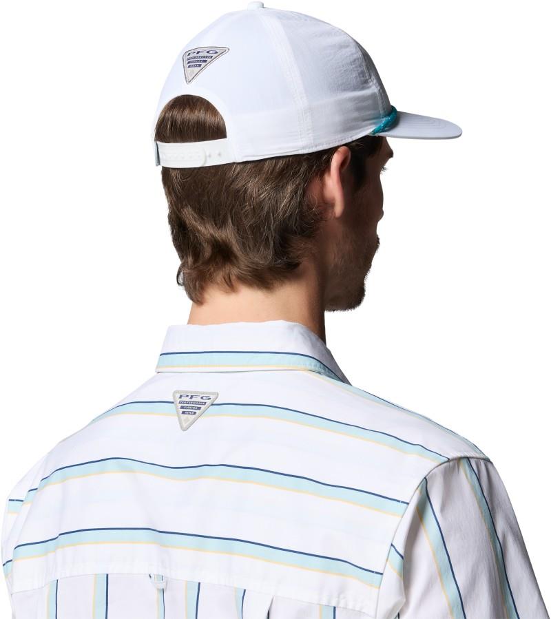 Bonefish Flats Snapback - white / ocean teal / fly 1 1
