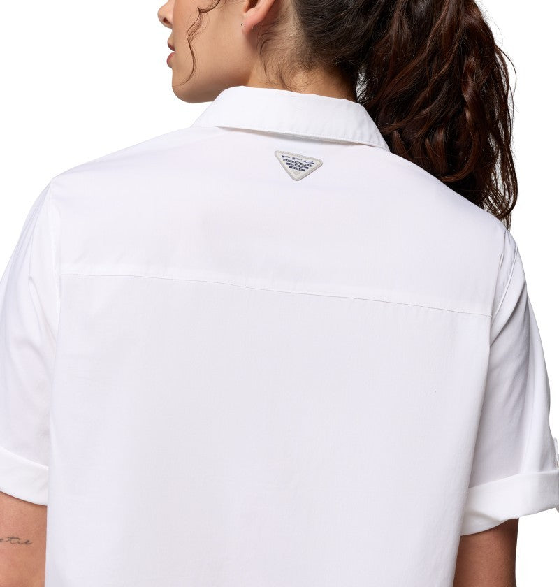 Bonefish Flats Woven SS - Womens - white / nocturnal 1
