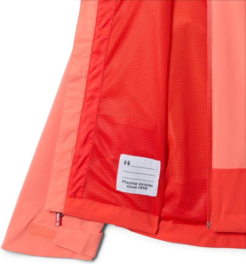 Boulder Falls Jacket - Youth - hot coral / poppy red 1