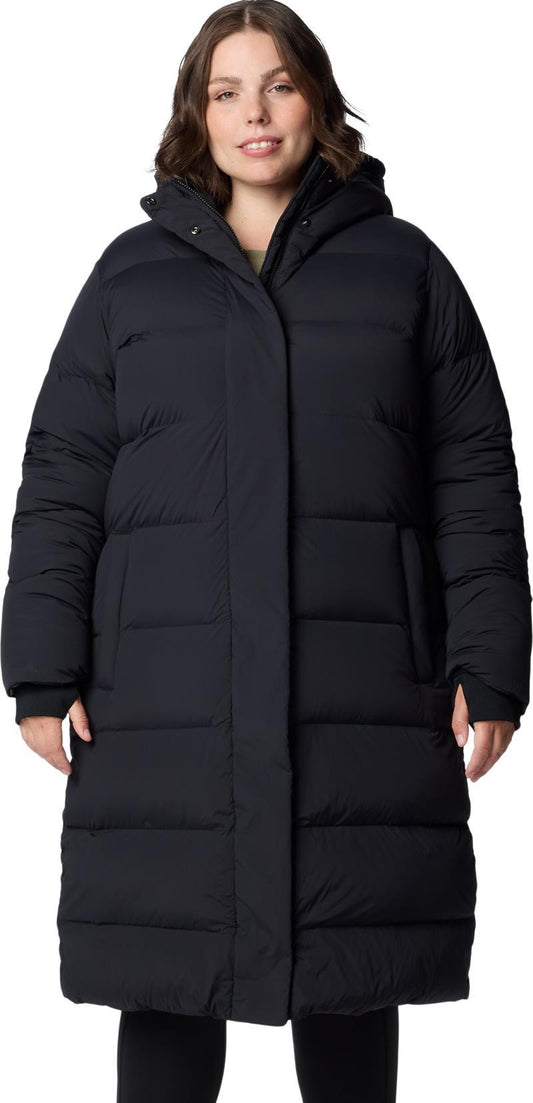 Boundless Days Long Down Jacket, Extended - Womens - black 1