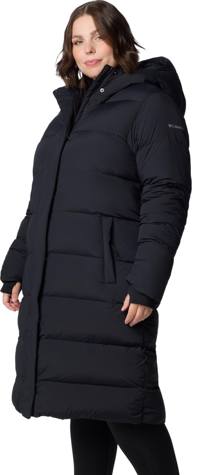 Boundless Days Long Down Jacket, Extended - Womens - black 1