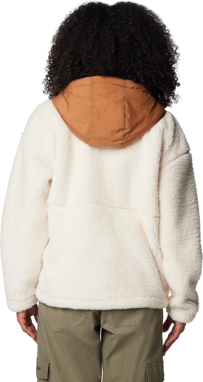 Boundless Discovery Hooded Sherpa - Womens - Chalk / Camel Brown 3