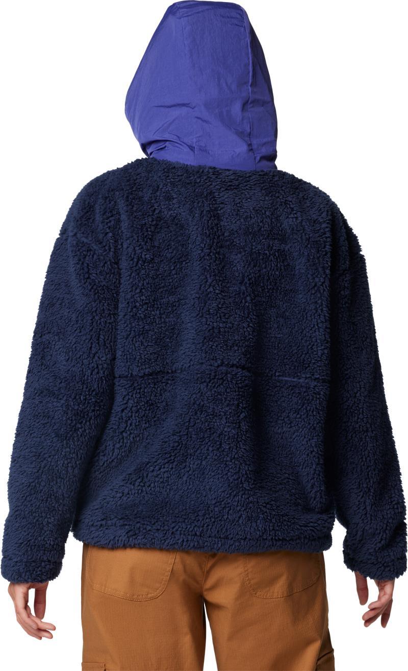 Boundless Discovery Hooded Sherpa - Womens - Collegiate Navy / Clematis Blue 4