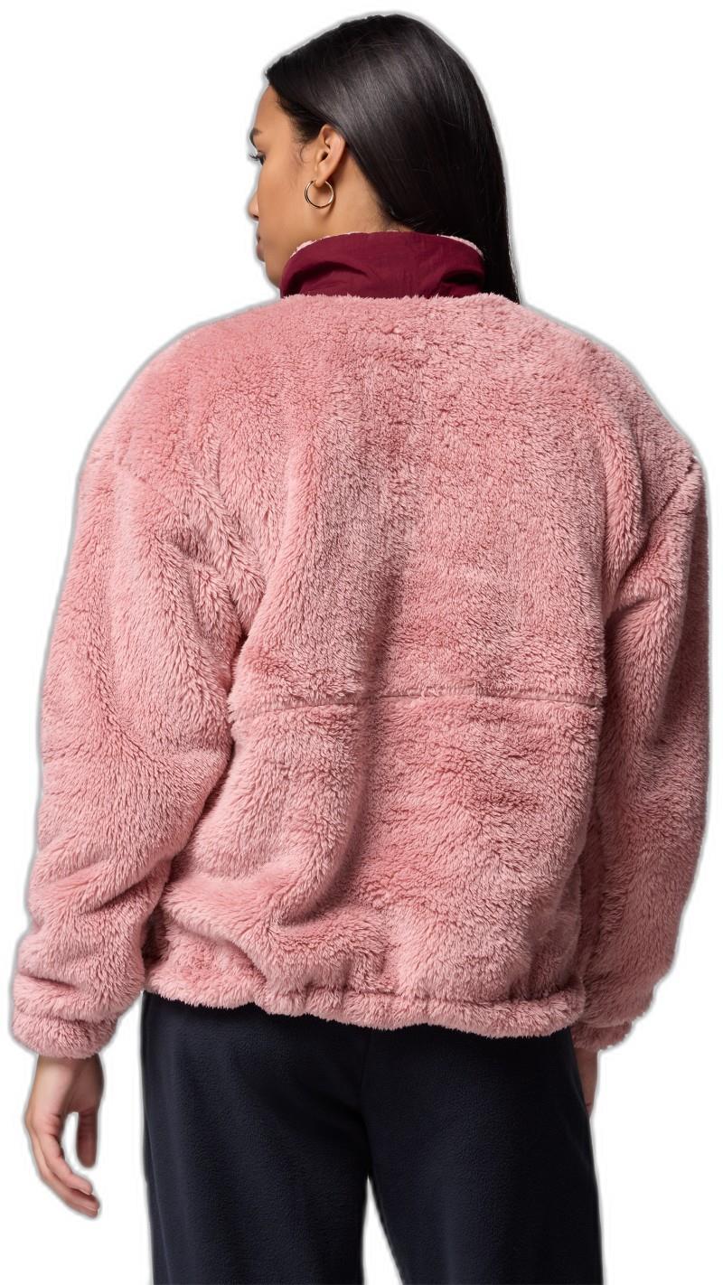 Boundless Discovery Sherpa Full-Zip II - Womens - eraser pink / rich wine 1