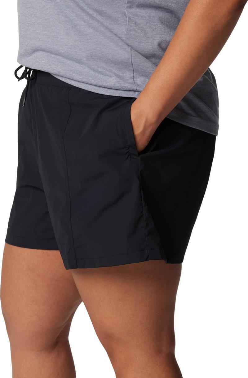 Boundless Trek Active Cargo Shorts, 5" Inseam, Extended - Womens - Black 3