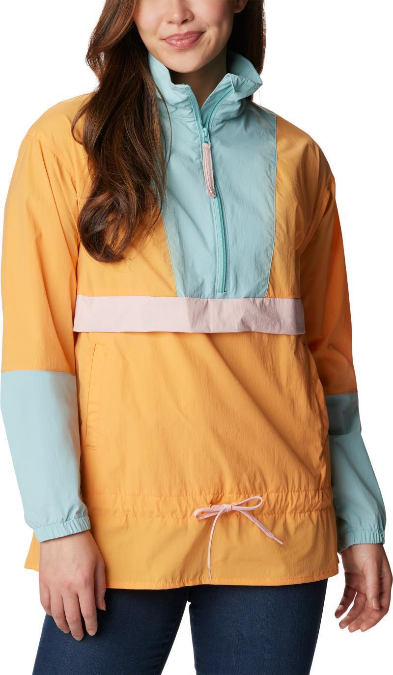 Boundless Trek Anorak - Womens - Sunset Peach / Aqua Haze / Dusty Pink 1
