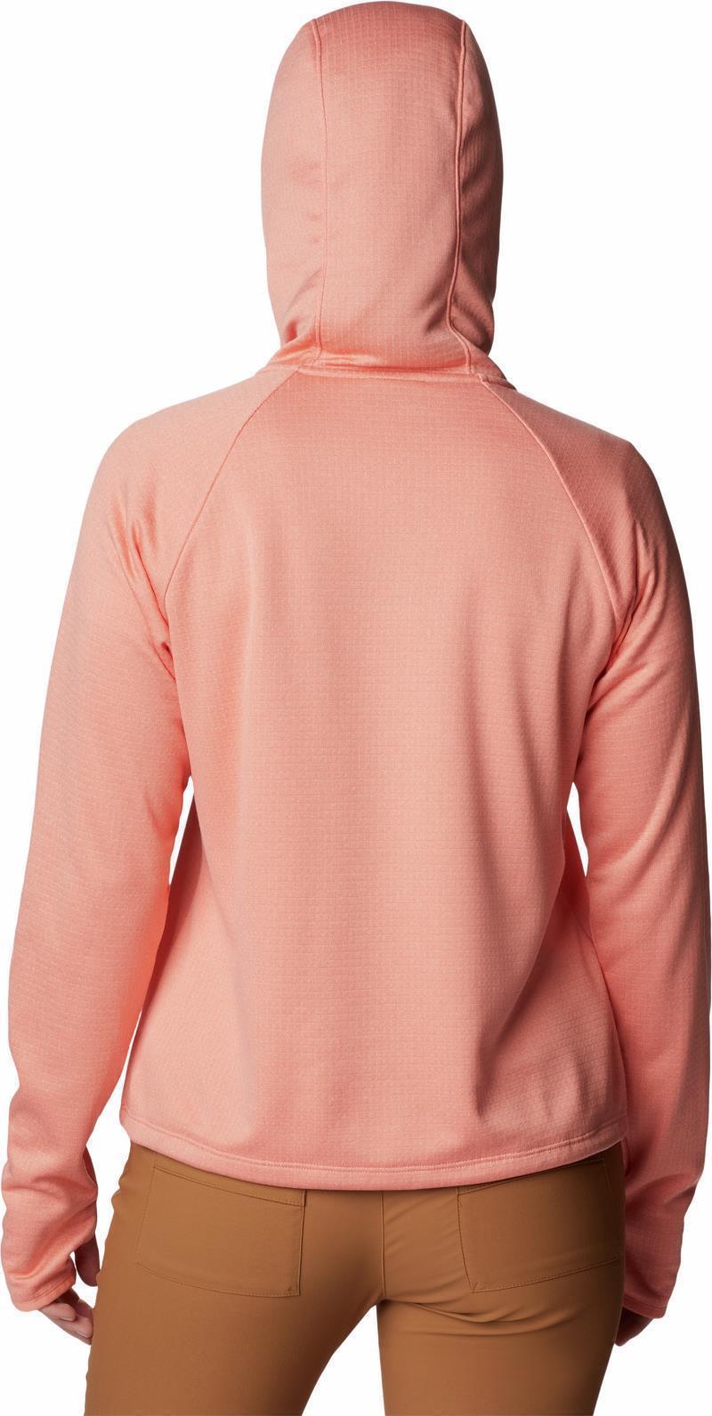 Boundless Trek Grid Fleece - Womens - Summer Peach Heather / Peach Blossom 2