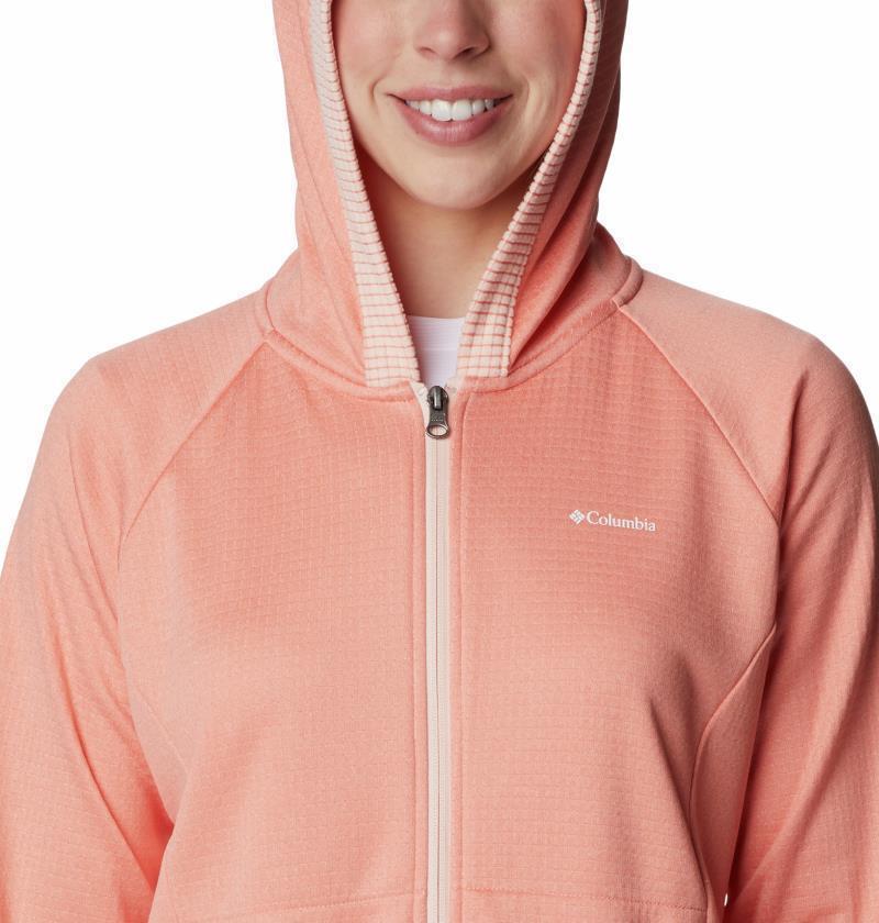 Boundless Trek Grid Fleece - Womens - Summer Peach Heather / Peach Blossom 6