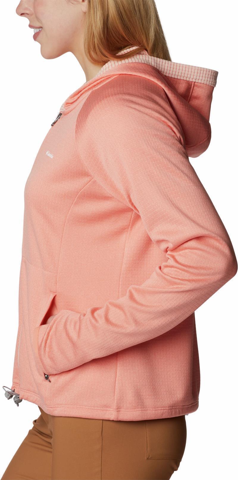 Boundless Trek Grid Fleece - Womens - Summer Peach Heather / Peach Blossom 7