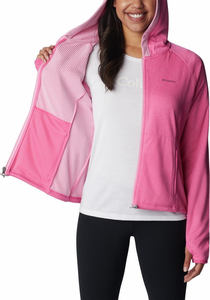 Boundless Trek Grid Fleece - Womens - Wild Geranium Heather / Wild Rose 5